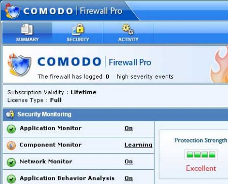 comodo free firewall without antivirus